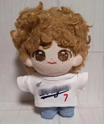뷔 V 태현 봉제 인형용 티셔츠 옷 10cm용