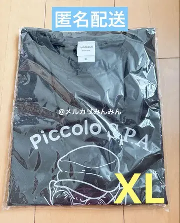 지브리 입체 조형물전 붉은 돼지 T셔츠 피콜로 아저씨 먹색 블랙 XL