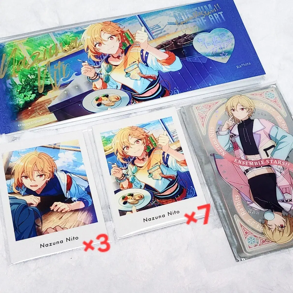 2 photos) Ensemble Stars! Nito Nazuna bulk sale clear card rare pasha pasha Chugoku Star