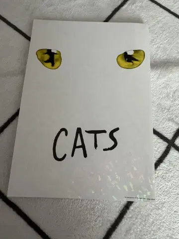극단 사계 CATS 팜플렛 2024 히로시마 공연 새상품