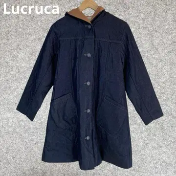 Lucruca 후드 부착 다크 블루 자켓