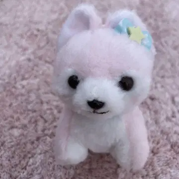 핑크색 작은 봉제 인형