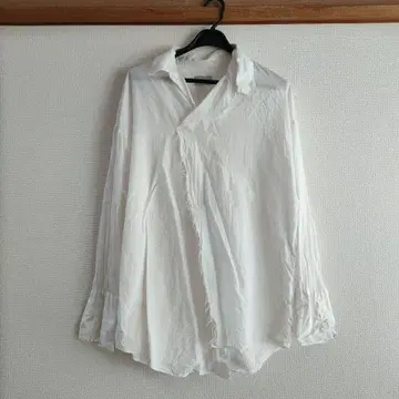 Bed J W Ford 화이트 긴팔 셔츠 프론트 버튼