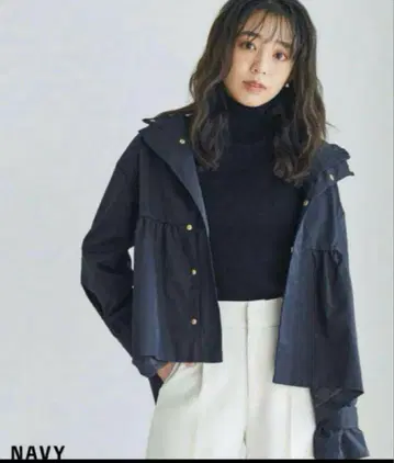 BASEMENT online 발수 마운틴 파카 네이비