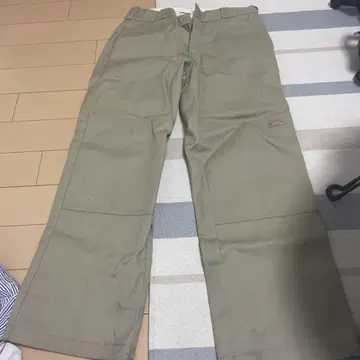 디키즈 카키 워크 팬츠 사이드 포켓 포함