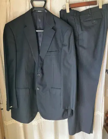 REGAL 가을/겨울 엘쿨 비즈니스 정장 다크 네이비 핀스트라이프 L L