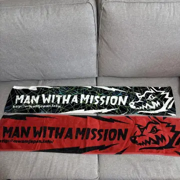 MAN WITH A MISSION 타월 2장 세트
