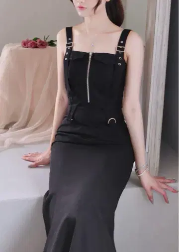YILON Romantic bustier dress 블랙