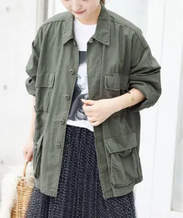 SLOBE IENA ROTHCO/로스코 BDU SHIRTS 블루종