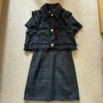 ZARA 블랙 미니 원피스 베스트 세트 XS