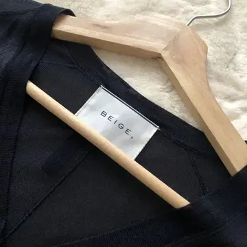 BEIGE, 베이지 [세탁 가능] 실크 혼방 V넥 풀오버