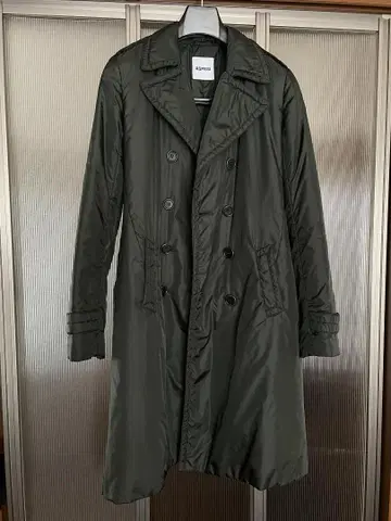 ASPESI 아스펜지 나일론 트렌치코트 올리브 카키 S