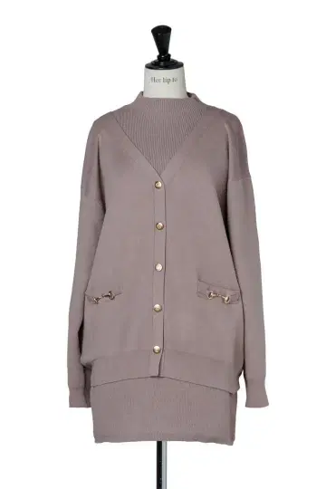 Herlipto Clemence Knit Dress Set