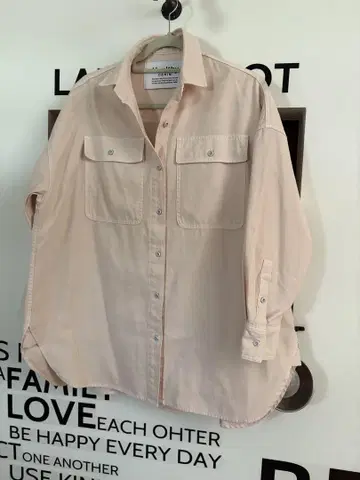 Healthy Denim 코랄 긴팔 셔츠 사이즈 0