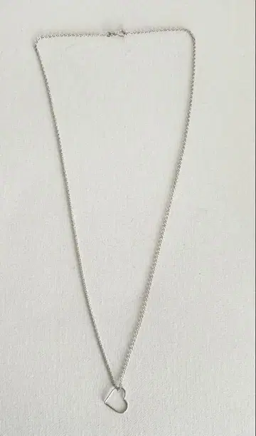 meow 미야오 실버 목걸이 하트