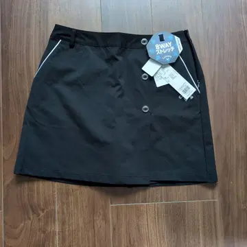 새상품 Callaway 8WAY 스트레치 블랙 스커트