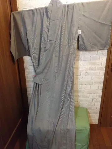 일본 무용 줄무늬 코몬 명주 여름용 기모노