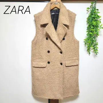 ZARA 자라 푸들 롱 베스트 S 사이즈