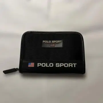 POLO SPORT 블랙 접이식 지갑