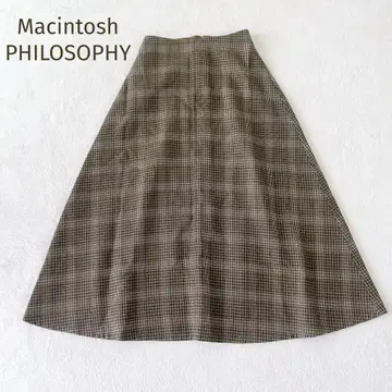 택 포함 새상품 Macintosh PHILOSOPHY 리버서블 롱 스커트
