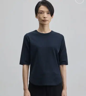 소주 5분 소매 니트 소 네이비 현행 모델