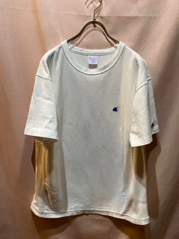 Champion 화이트 T셔츠 챔피온 리버스 위브