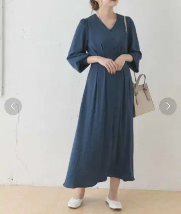 빈티지 새틴 허리 턱 원피스 어반리서치 로쏘