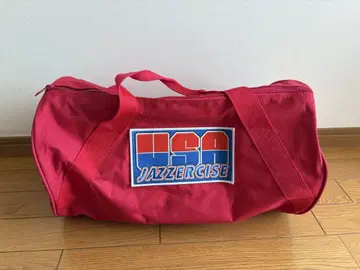 USA JAZZERCISE 빨간색 더플백