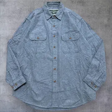 필드 앤 스트림 플란넬 셔츠 긴팔 셔츠 플란넬 그레이 B487