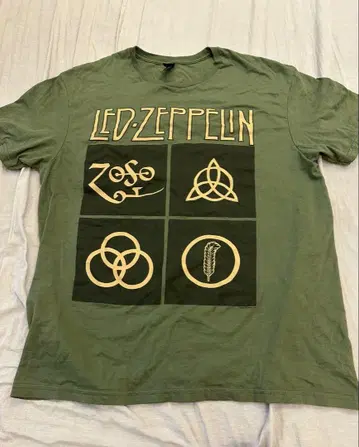 LED ZEPPELIN 신상 T셔츠 오쿠다 타미오 착용