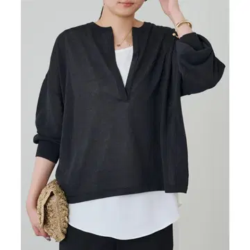 라운지 드레스 Loungedress 니트 와시 천축 스키퍼 니트