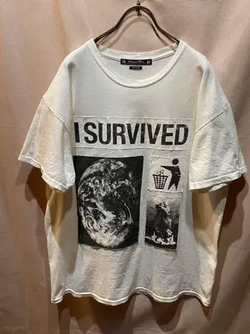 I SURVIVED 그래픽 T셔츠 사스콰치패브릭스