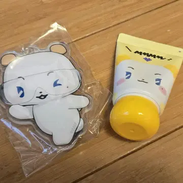 [ 미사용 ] plave 핸드 크림 거울 포함 키링 메디힐 노아