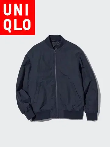 [ 미사용품 ] UNIQLO 퍼프 테크 리브 블루종