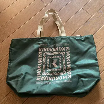 기이국옥야 에코백 그린 구 로고