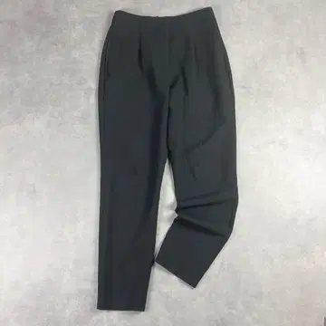 PLST 플라스테 턱 스트레치 테이퍼드 팬츠 블랙 M