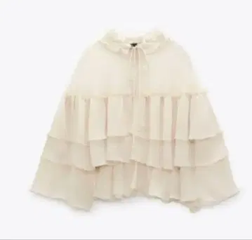 ZARA 프릴 블라우스