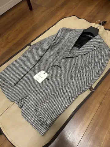 택 포함 미사용 Finjack for BEAMSf 44 하운드투스 자켓