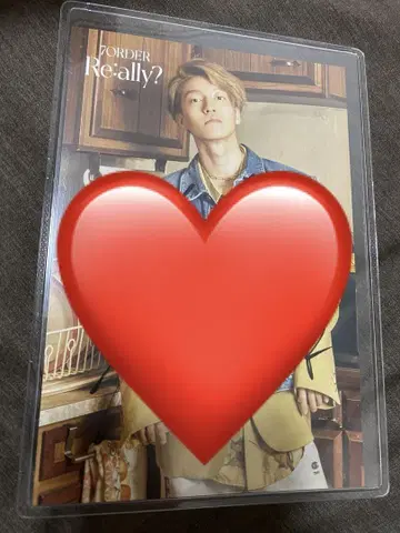 Re:ally? 7order 친필 사인 엽서