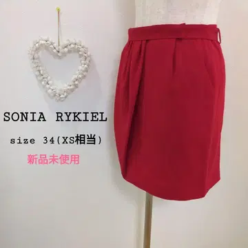 SONIA RYKIEL 턱인 미니 스커트 캐주얼 파티