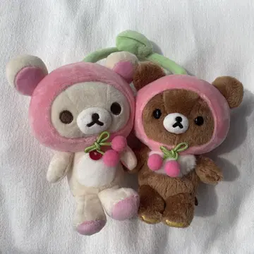 리락쿠마 스토어 한정판 후르츠 나카요시 봉제 인형