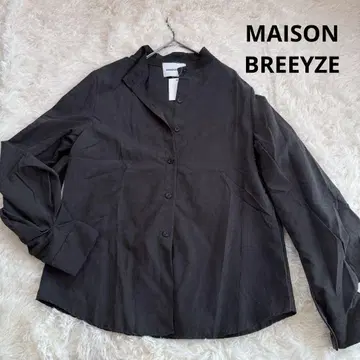 MAISON BREEZE 블랙 긴팔 셔츠 택 포함 [ 새상품 미사용 ]