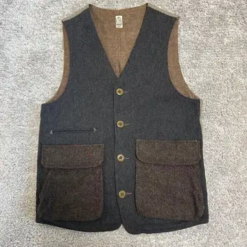 카토 KATO 울 패치워크 하운드투스 베스트 새상품급