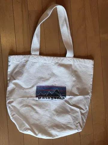 *Patagonia/토트백/아이보리색/레트로