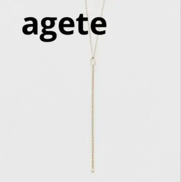 agete 롱 참 포함 목걸이