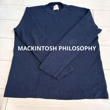 MACKINTOSH PHILOSOPHY 미니 와플 크루넥 니트
