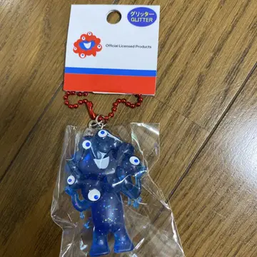 간사이 만박 미야쿠미야쿠 PVC 마스코트 체인 키링 글리터