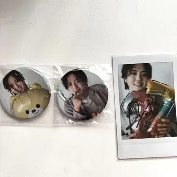 쿠사치 료노 친필 사인 폴라로이드 캔뱃지