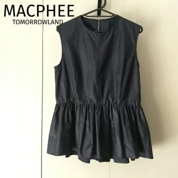 MACPHEE 슬리브리스 블라우스