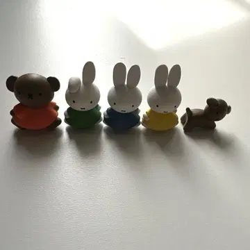 miffy 나라붕데스 캡슐 토이 전 5종 세트 컴플리트